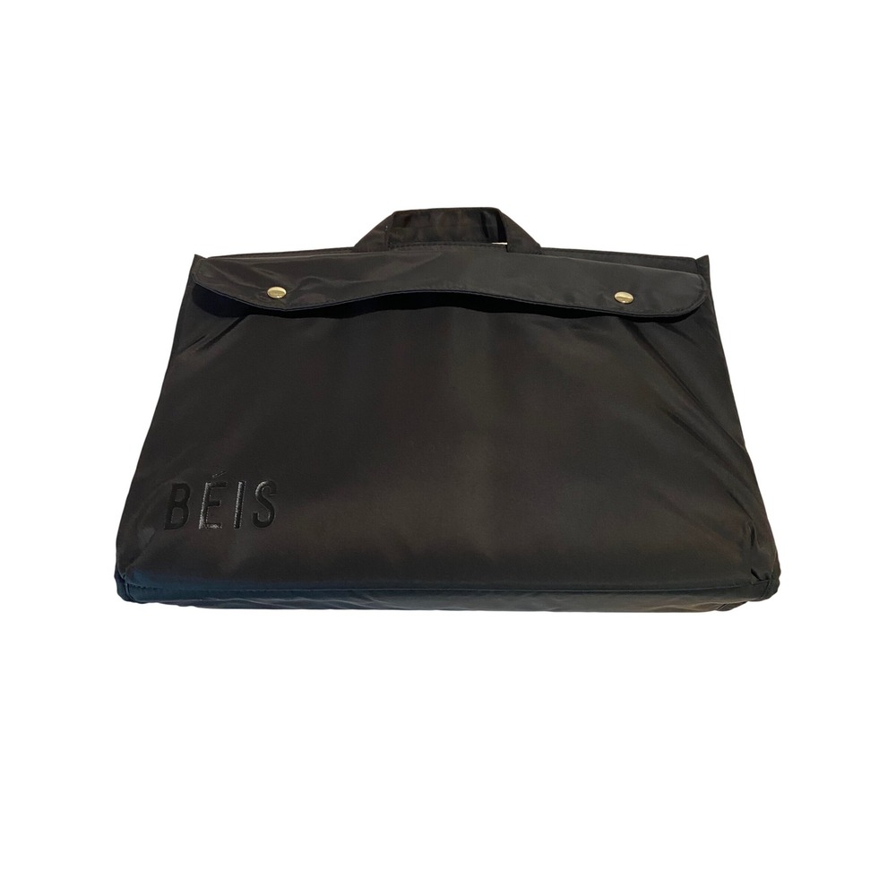 BEIS The Tote Insert Organizer Black Nylon Multi-Pocket  Bag